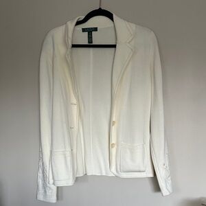 Lauren Ralph Lauren White Blazer